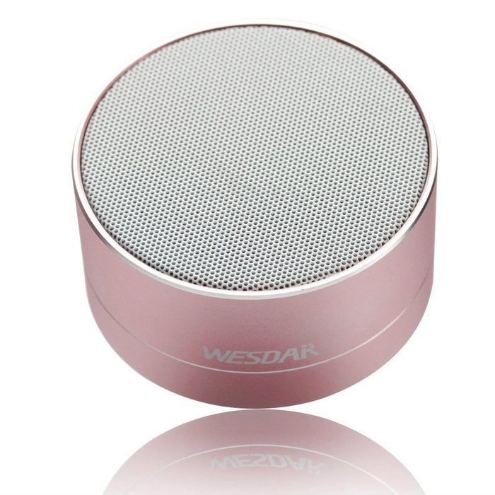 WESDAR Bluetooth Speakers with Lights For iPhone Android Bluetooth 4.0 - 5V 500mah Gray - Weight in 5.6oz, 114S-Gr N19