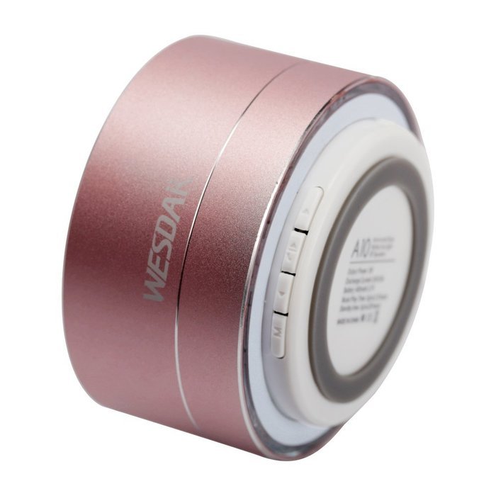 WESDAR Bluetooth Speakers with Lights For iPhone Android Bluetooth 4.0 - 5V 500mah Gray - Weight in 5.6oz, 114S-Gr N21