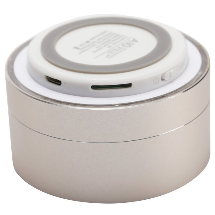 WESDAR Bluetooth Speakers with Lights For iPhone Android Bluetooth 4.0 - 5V 500mah Gray - Weight in 5.6oz, 114S-Gr N27