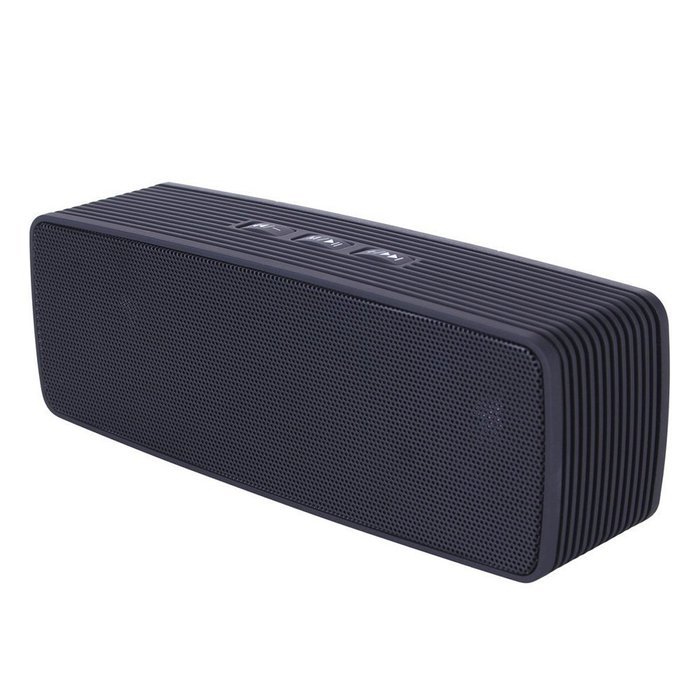 JIATAI M400 Wireless Bluetooth Portable Speaker with Stereo Bass (Black)