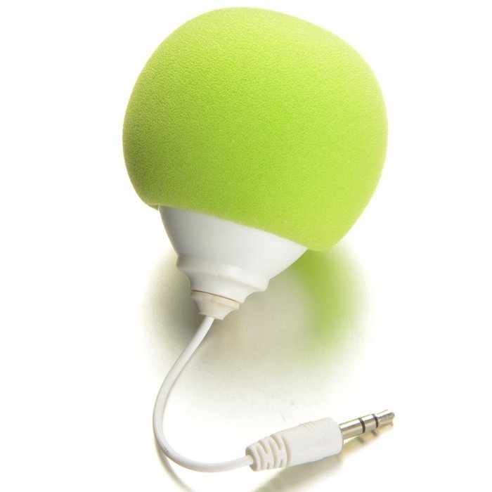 Sinduc Audio Speaker Mini Spherical Shape Stereo with Sponge for Phone MP3 Notebook PC Laptop Green