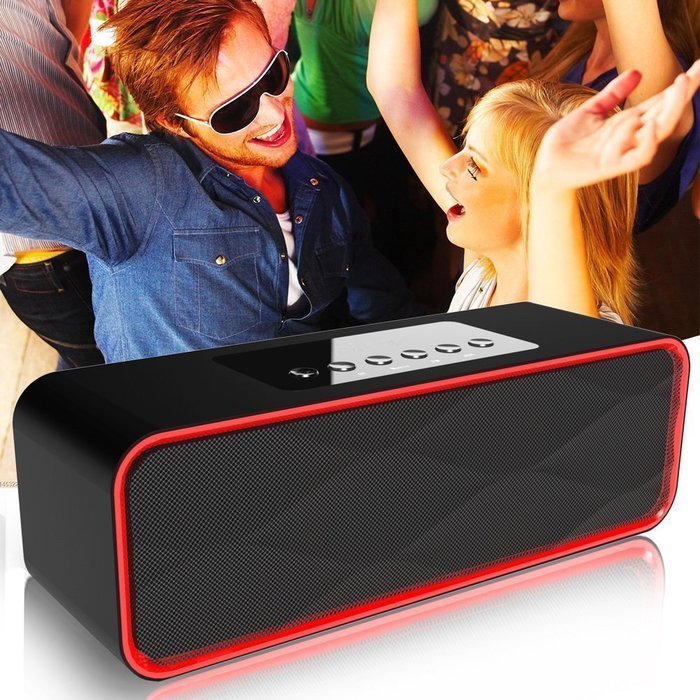 SinoPro Bluetooth Speaker Hi-Fi Portable Wireless Speaker with 10W Acoustic Drivers Dual Subwoofer Built-in Mic... N13