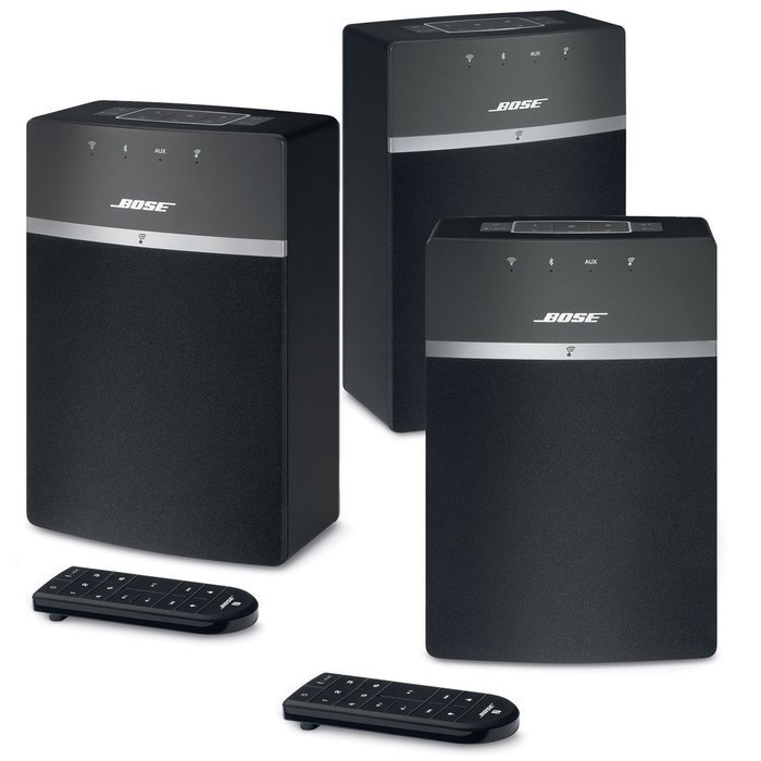 Bose SoundTouch 10 Wireless Music System Bundle 3-Pack - Black