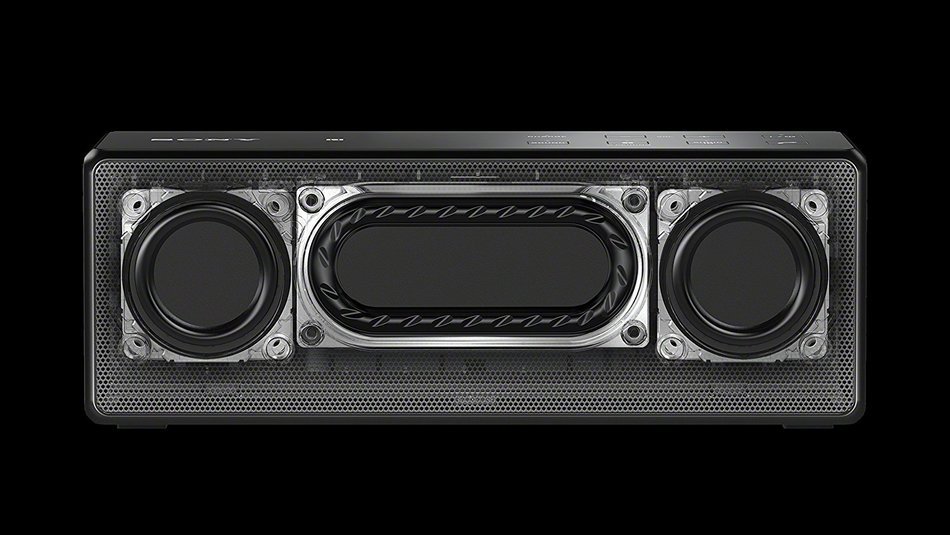 Sony SRS-X3 NFC Wireless Portable Bluetooth Speaker - Black (Certified Refurbished) N4