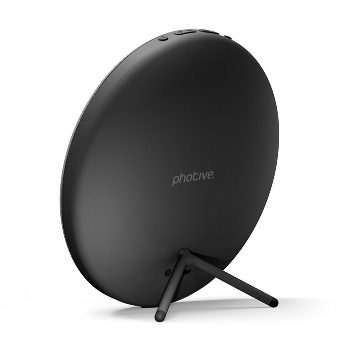 Photive Sphere Portable Wireless Bluetooth Speaker with Built In Stand- Graphite N3