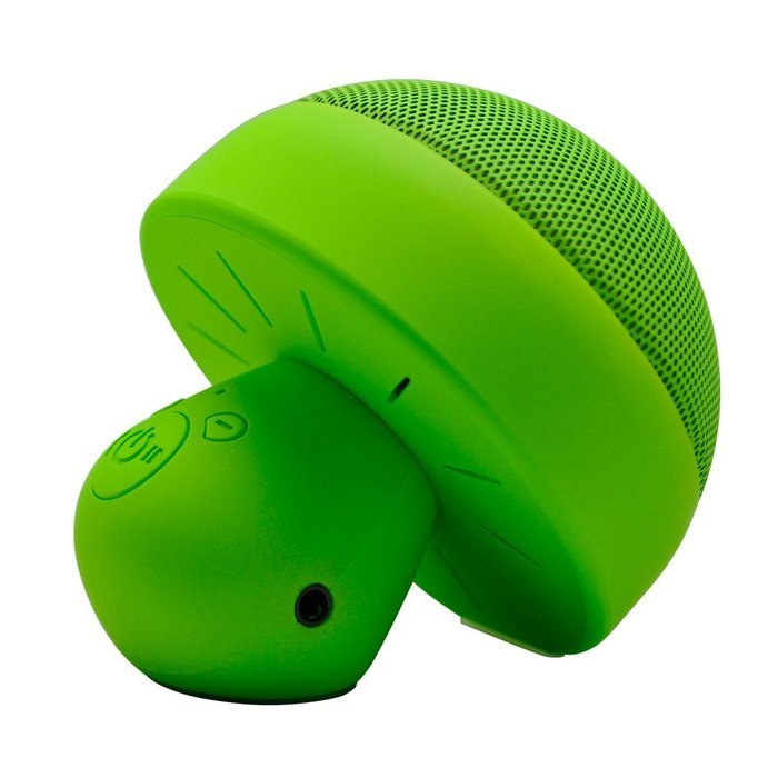 KINGLAKE New Mushroom Mini Portable Bluetooth 3.0 Speaker Enhanced Bass with Rechargeable Battery and Blue LED...