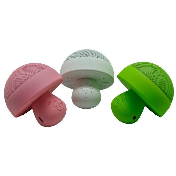 KINGLAKE New Mushroom Mini Portable Bluetooth 3.0 Speaker Enhanced Bass with Rechargeable Battery and Blue LED... N6