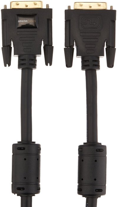 AmazonBasics DVI to DVI Cable - 6.5 Feet (2 Meters) N5