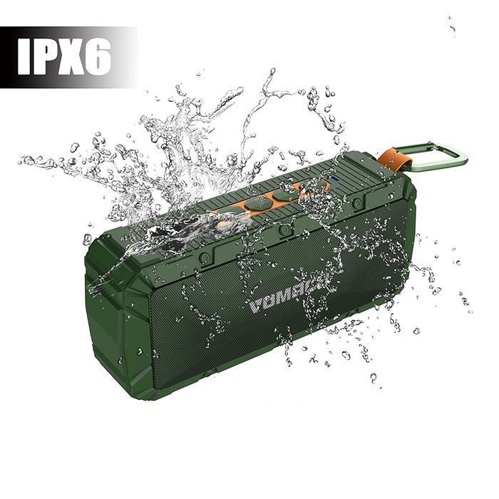Wotmic Bluetooth Speaker Portable Outdoor Wireless Speaker HIFI Sound Subwoofer IPX6 Waterproof Shockproof Speaker... N4