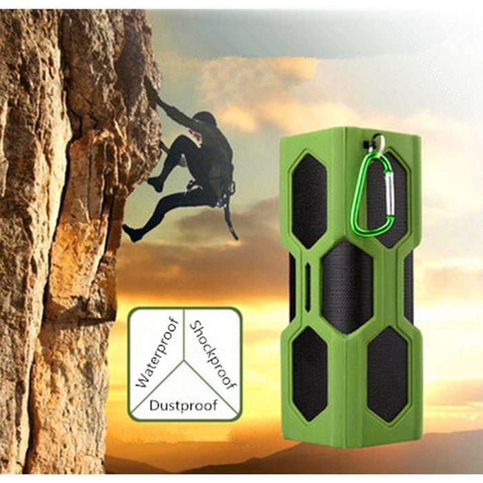 Waterproof Sport Speaker, Portable Wireless Stereo Bluetooth Speaker with 3600mAh Power CSR4.0 IPX56 NFC for Outdoor... N4