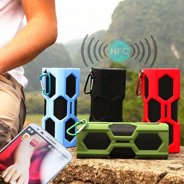 Waterproof Sport Speaker, Portable Wireless Stereo Bluetooth Speaker with 3600mAh Power CSR4.0 IPX56 NFC for Outdoor... N5