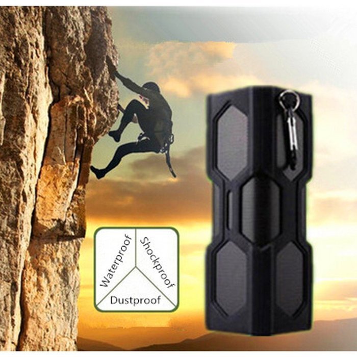 Waterproof Sport Speaker, Portable Wireless Stereo Bluetooth Speaker with 3600mAh Power CSR4.0 IPX56 NFC for Outdoor... N17