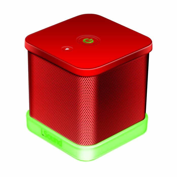 iSound iGlowSound Cube Wired Speaker (red) N2