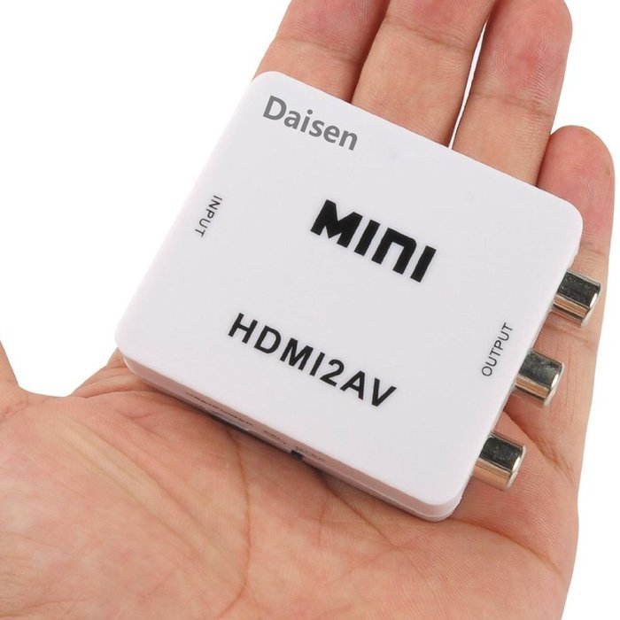 Daisen tech HDMI to AV Converter 1080p HDMI to RCA CVBS AV Composite Adapter HDMI 2 AV Converter support PAL/NTSC... N3