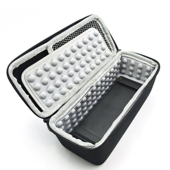 Generic Semi Hard Travel Storage Case for Bose Soundlink Mini Wireless Bluetooth Speaker (Silver Inner Eva Padding)