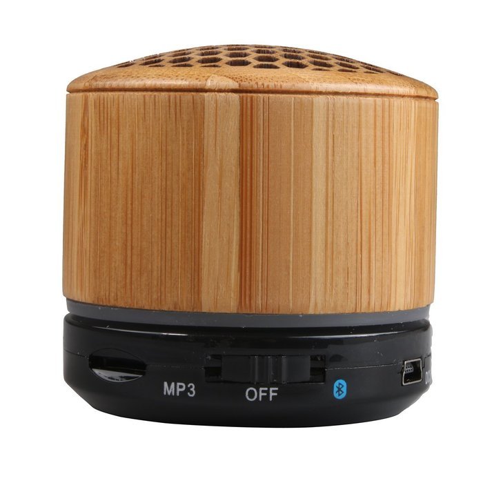 Wooden Vintage Portable Bluetooth Speaker w/ TF Card Slot & 3.5mm AUX Input, Built in MIC for Handsfree Calling... N7