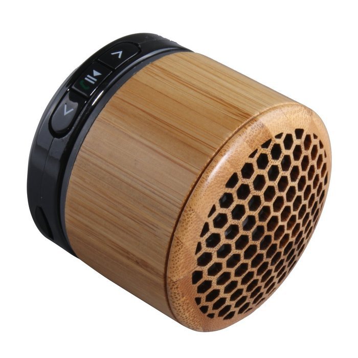 Wooden Vintage Portable Bluetooth Speaker w/ TF Card Slot & 3.5mm AUX Input, Built in MIC for Handsfree Calling... N9