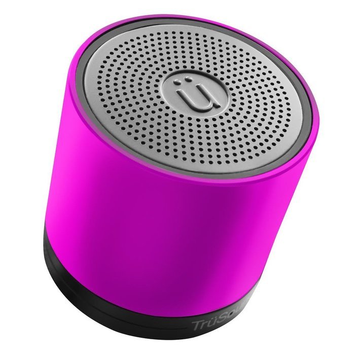 Trusound Wireless Bluetooth Speaker, CSR 3.0 Bluetooth Speaker Phone 360, Pink