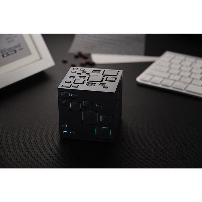 iSTYLE Portable Bluetooth Speakers Q+ ,Cube Wireless Stereo Led Light speaker,Support TF Card FM Radio,for iPhone... N8