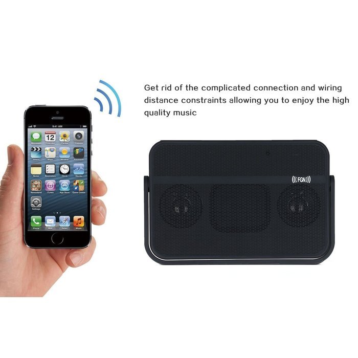 FGN Bluetooth Speaker Portable Wireless waterproof T9, Enhanced Bass Powerful Sound for Android iphone ipad Laptops...