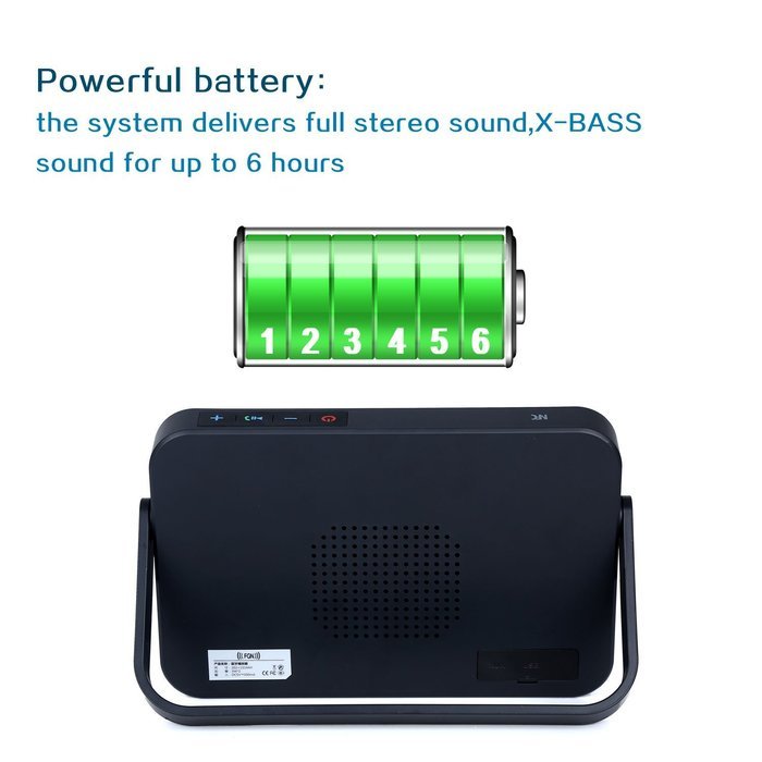 FGN Bluetooth Speaker Portable Wireless waterproof T9, Enhanced Bass Powerful Sound for Android iphone ipad Laptops... N4