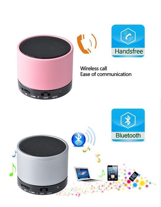WONFAST&reg; Portable Mini S10 Wireless Bluetooth Stereo Speaker Support Call with Mic TF Built-in Battery for iPhone...