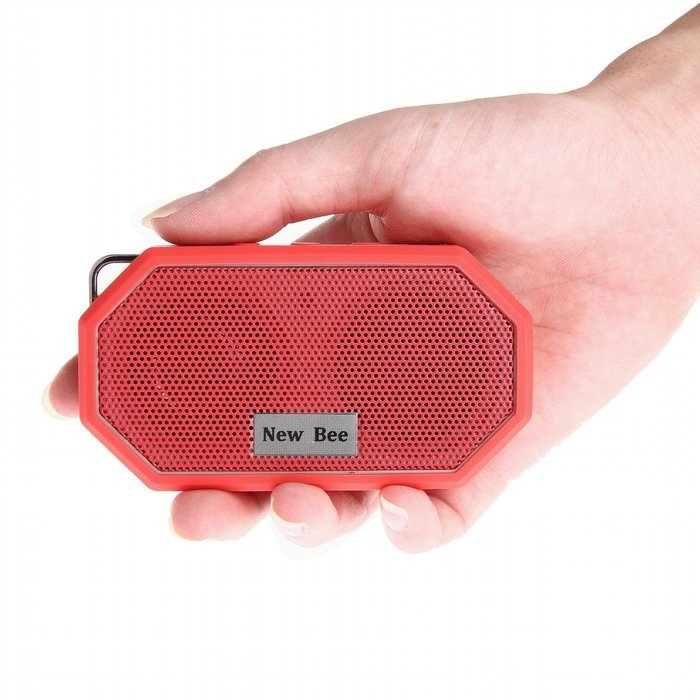 Showkoo New Bee Portable Pocket Waterproof Shockproof Wireless Bluetooth Shower Speakers with Mic CSR V4.0 Bluetooth...