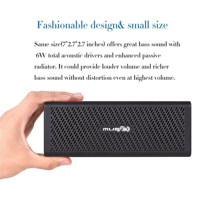 Bluetooth speakers,Unigroup Wireless Portable Bluetooth V4.0+EDR Speaker with High-Definition Sound Quality &... N3