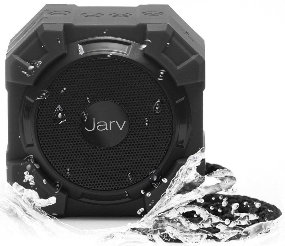 Jarv X96 Water Proof Bluetooth Portable Speaker- Rugged for Outdoor or Shower use- with X BASS Passive Sub, IPX5...