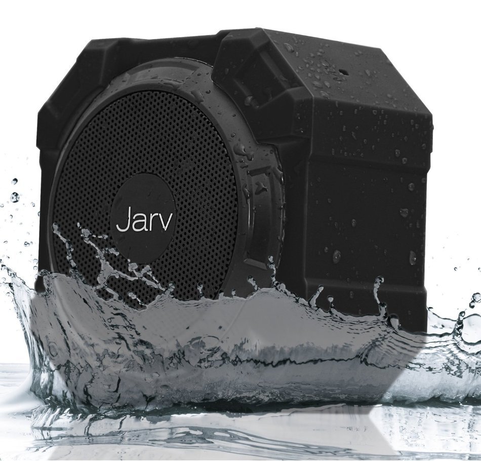 Jarv X96 Water Proof Bluetooth Portable Speaker- Rugged for Outdoor or Shower use- with X BASS Passive Sub, IPX5... N3