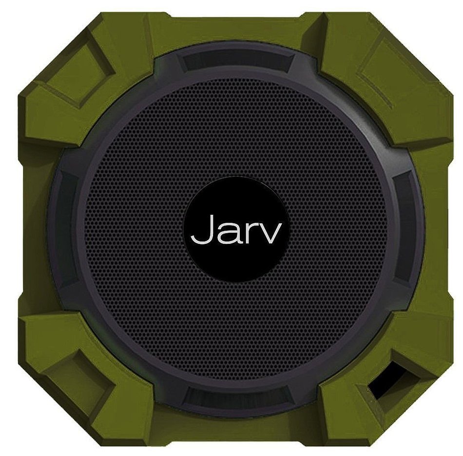 Jarv X96 Water Proof Bluetooth Portable Speaker- Rugged for Outdoor or Shower use- with X BASS Passive Sub, IPX5... N5
