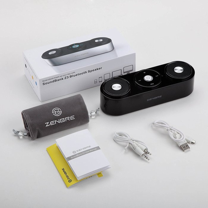 Bluetooth Speakers, ZENBRE Z3 10W Portable Wireless Speakers, Computer Speaker with Enhanced Bass Resonator [Upgraded... N8
