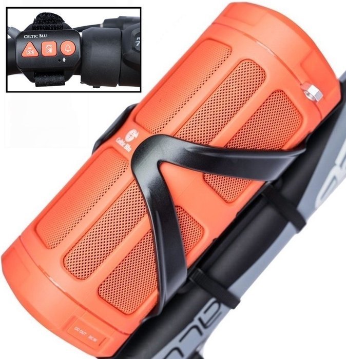 Celtic Blu 360 Degree Stereo Portable Bluetooth 4.0 Speaker (Orange)