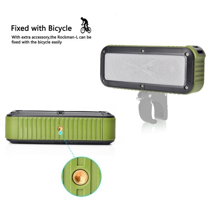 Portable Bluetooth Speaker, GLL Waterproof Shower Wireless Speaker, Shockproof Dustproof Outdoor Bluetooth Speaker... N3