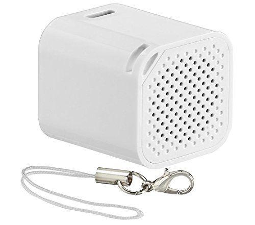 Insignia&trade; - Portable Bluetooth Selfie Speaker - White