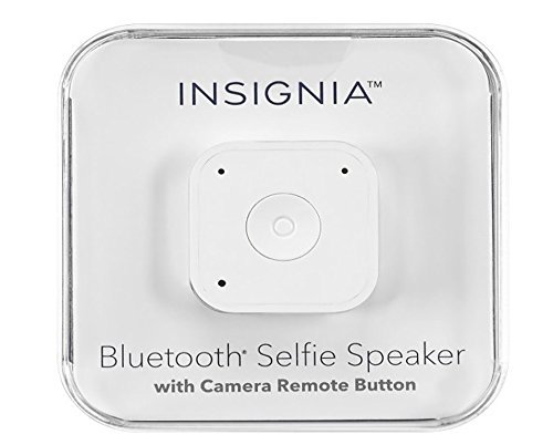 Insignia&trade; - Portable Bluetooth Selfie Speaker - White N2