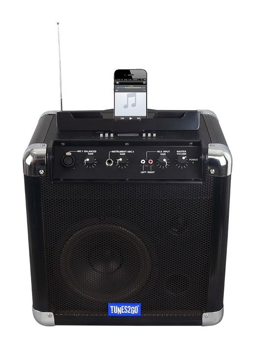 TUNES2GO Rock Box Bluetooth Portable PA System and Guitar Amplifier N3
