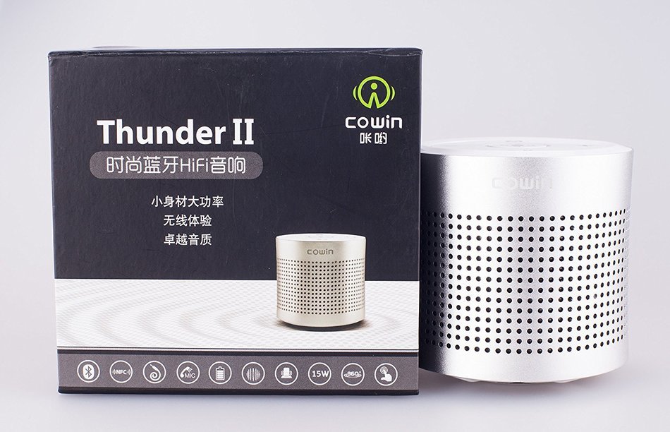 Arrela&reg; Thunder II Bluetooth NFC WiFi AUX Smartphone Speaker MIC 360 Degree Surround Sound outdoor Touch Screen... N5