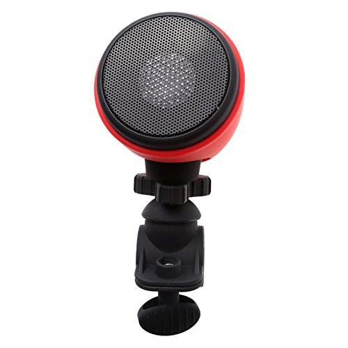 XHTECH Outdoor Motorcycle/Bicycle Wireless Bluetooth Speaker with Mic and Mount ,Waterproof and Shockproof (Red) N2