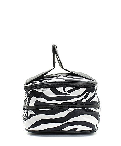 Zebra Animal Print Chevron Casserole Carrier for Holiday Party Entertaining Pink N4