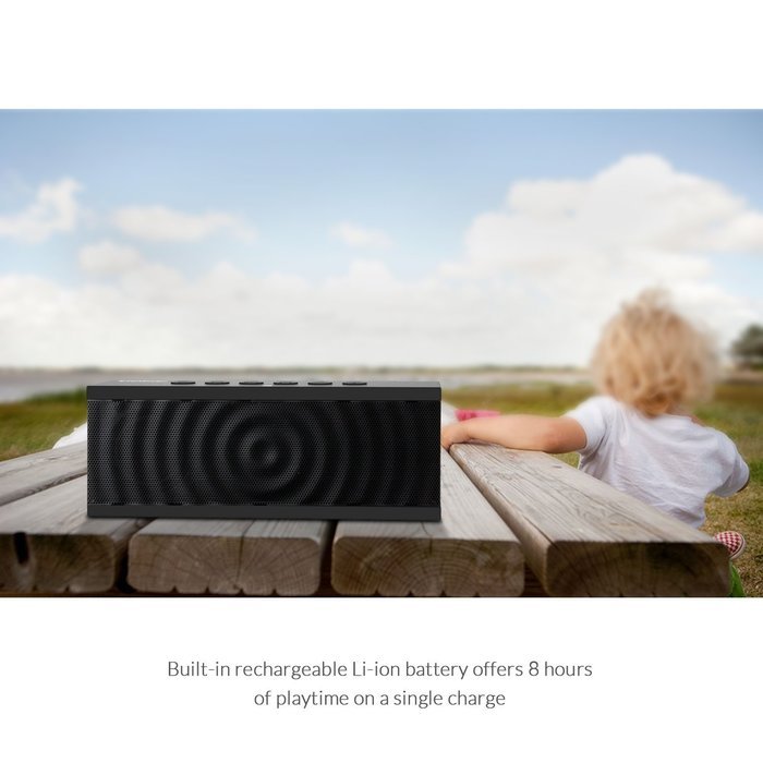Bolse 12W NFC Wireless Portable Wireless Bluetooth Speaker, 8 hour Playtime with Built-in Speakerphone for iPhone... N6