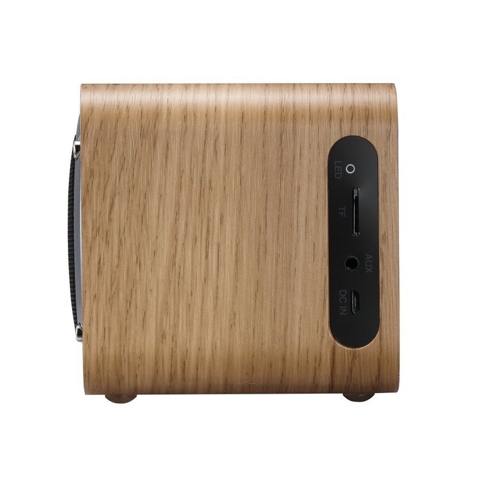 iNepo Maple Wooden Bluetooth Speaker Full Requency TF Card Slot Support MP3 Music And FM Radio Powerful Bass Long-lasting... N4