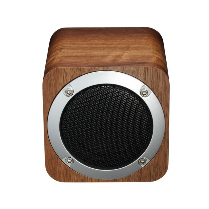 iNepo Maple Wooden Bluetooth Speaker Full Requency TF Card Slot Support MP3 Music And FM Radio Powerful Bass Long-lasting... N6