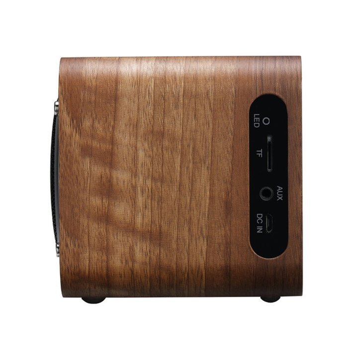 iNepo Maple Wooden Bluetooth Speaker Full Requency TF Card Slot Support MP3 Music And FM Radio Powerful Bass Long-lasting... N7