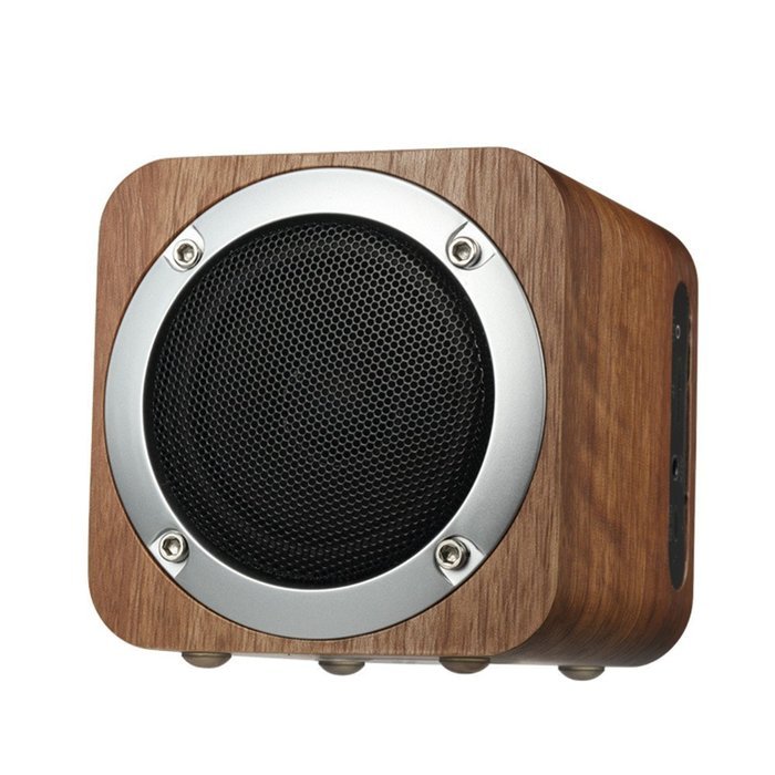 iNepo Maple Wooden Bluetooth Speaker Full Requency TF Card Slot Support MP3 Music And FM Radio Powerful Bass Long-lasting... N8