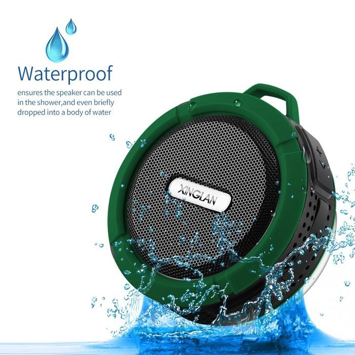 XINGLAN Military Grade Waterproof Portable Bluetooth 4.0 Speakers with 10 Hour Playtime for Outdoor/shower &hellip; (... N2