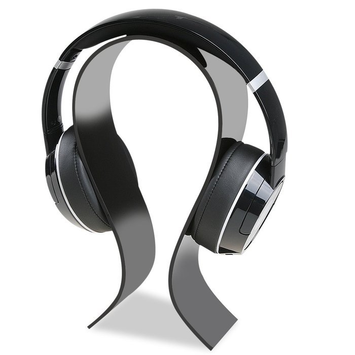 AmoVee Acrylic Headphone Stand - Black N9
