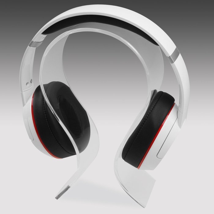 AmoVee Acrylic Headphone Stand - Black N16