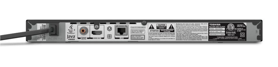 Toshiba BDX3300 1080p Blu-Ray Disc Player with WiFi