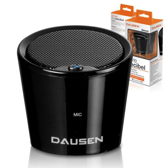 Ultra Compact Pure Decibel White Bluetooth Speaker, Minimalist Design, by Dausen with Siri Support for iPhone,... N5
